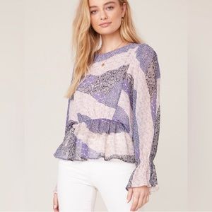 BB Dakota Pink and Purple Top